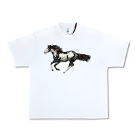 White American Paint Horse Urban Heavy Tee - LillyAllenDesigns