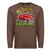 Chestnut Merry Christmas truck Premium Sweatshirt - texasbilliewilder