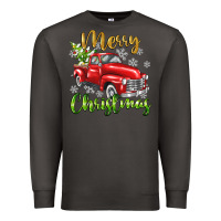Smoke Merry Christmas truck Premium Sweatshirt - texasbilliewilder