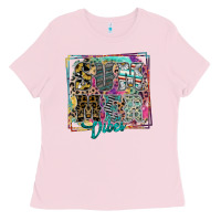 Bubblegum Pink summer vibes Ladies Tee - SublimationCraftShop