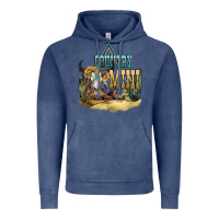 Vintage Denim country mini Vintage Hoodie - NancyCooperArtShop