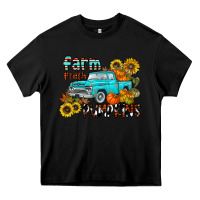 Black farm fresh pumpkin Heavy Core Tee - CowhideDigitalArt