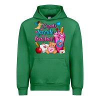Emerald Cupid's Favorite Teacher Valentine's Day Frappe Urban Hoodie - FaDigitalArtStudio