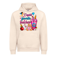 Sandshell Cupid's Favorite Teacher Valentine's Day Frappe Urban Hoodie - FaDigitalArtStudio