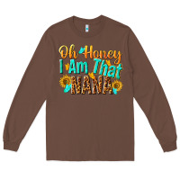 Chestnut oh honey i am that nana Long Sleeve Tee - NancyCooperArtShop