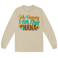 Mushroom oh honey i am that nana Long Sleeve Tee - NancyCooperArtShop