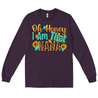 Plum oh honey i am that nana Long Sleeve Tee - NancyCooperArtShop