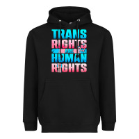 Black Trans rights are human rights Heavyweight Hoodie - NancyCooperArtShop