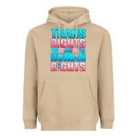 Mushroom Trans rights are human rights Heavyweight Hoodie - NancyCooperArtShop