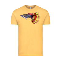 Vintage Mustard Guppy Fish Vintage Tee - LillyAllenDesigns