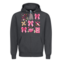 Smoke coquette bow nurse Zipper Hoodie - Artiststas