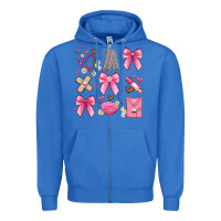 True Royal coquette bow nurse Zipper Hoodie - Artiststas