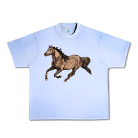 Grape Ice Missouri Fox Trotter horse Urban Heavy Tee - LillyAllenDesigns