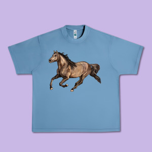 Missouri Fox Trotter Horse Urban Heavy Tee Designed By Lillyallendesigns