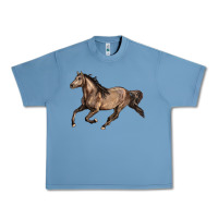 Pebble Blue Missouri Fox Trotter horse Urban Heavy Tee - LillyAllenDesigns