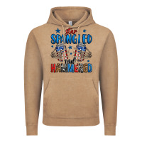 Vintage Coffee star spangled and hammered skeleton hand Vintage Hoodie - Jasminsmagicworld