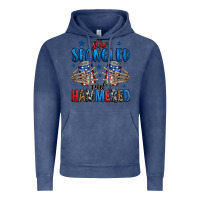 Vintage Denim star spangled and hammered skeleton hand Vintage Hoodie - Jasminsmagicworld