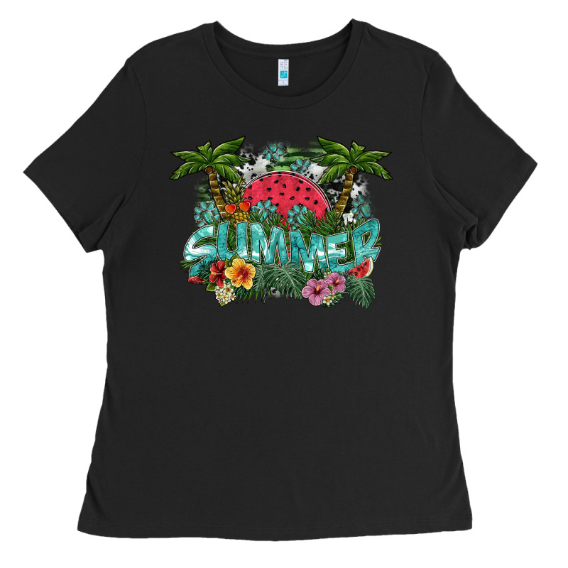 Summer Ladies Tee by SublimationCraftShop | Teevron