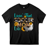 Black livin' that soccer mom life Heavy Core Tee - HRA Design Shop