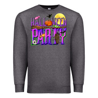 Charcoal Heather Halloween party Premium Sweatshirt - NancyCooperArtShop