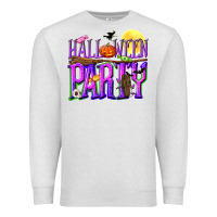 Oatmeal Heather Halloween party Premium Sweatshirt - NancyCooperArtShop