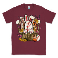 Burgundy easter basket sports Classic Tee - MaliasSmallBusiness
