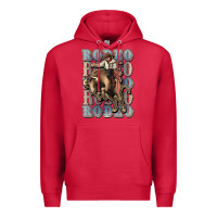 Cardinal Rodeo Cowboy bull western Premium Hoodie - HowdyJamesFarm