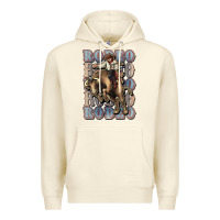 Sandshell Rodeo Cowboy bull western Premium Hoodie - HowdyJamesFarm