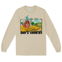 Mushroom this is god's country Long Sleeve Tee - MaliasSmallBusiness
