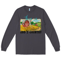 Smoke this is god's country Long Sleeve Tee - MaliasSmallBusiness