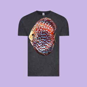 Discus Fish Vintage Tee Designed By Lillyallendesigns