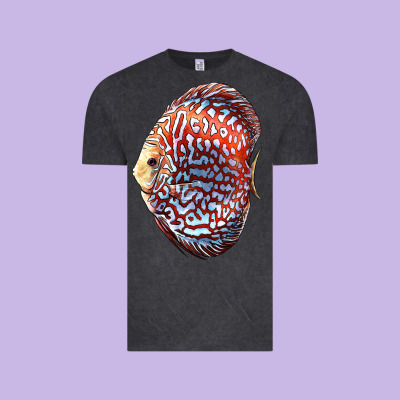 Discus Fish Vintage Tee Designed By Lillyallendesigns