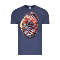 Vintage Denim Discus Fish Vintage Tee - LillyAllenDesigns