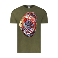 Vintage Olive Discus Fish Vintage Tee - LillyAllenDesigns