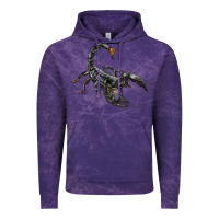 Cloud Purple scorpion Vintage Hoodie - LillyAllenDesigns