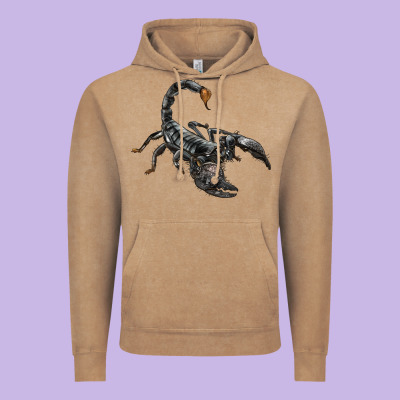 Scorpion Vintage Hoodie Designed By Lillyallendesigns