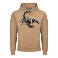 Vintage Coffee scorpion Vintage Hoodie - LillyAllenDesigns