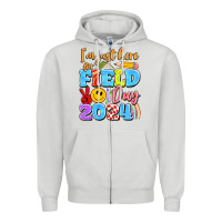 Dove Grey im just here for field day 2024 Zipper Hoodie - Artiststas