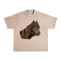 French Oak missouri horse Urban Heavy Tee - LillyAllenDesigns