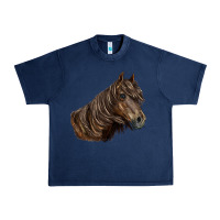 Navy missouri horse Urban Heavy Tee - LillyAllenDesigns