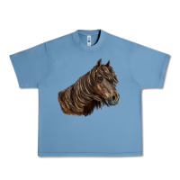 Pebble Blue missouri horse Urban Heavy Tee - LillyAllenDesigns