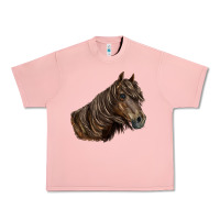 Salmon missouri horse Urban Heavy Tee - LillyAllenDesigns