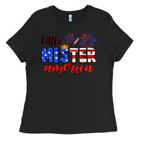 Black little mister america Ladies Tee - Neo Western