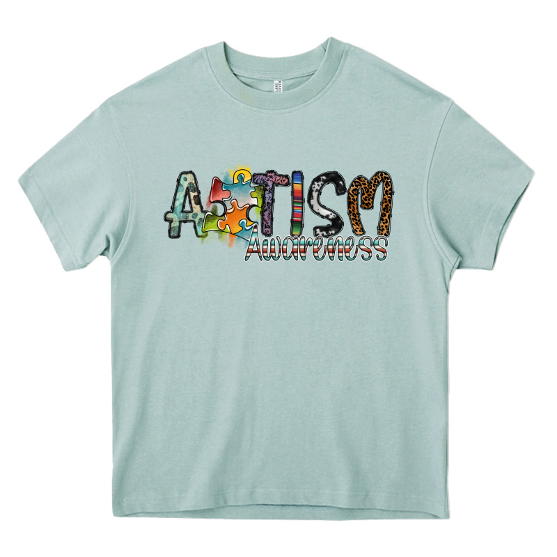 Autism Awareness Heavy Core Tee by SublimationCraftShop | Teevron