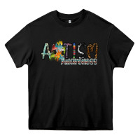 Black autism awareness Heavy Core Tee - SublimationCraftShop
