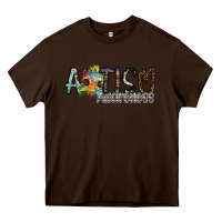 Chocolate Brown autism awareness Heavy Core Tee - SublimationCraftShop