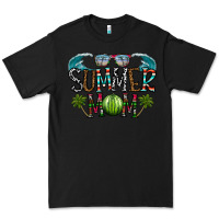 Black summer mom Premium Tee - CowhideDigitalArt