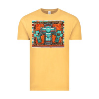 Vintage Mustard turquoise gemstone crosses Vintage Tee - Jasminsmagicworld