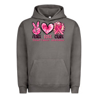 Pigment Tornado Peace love cure Breast Cancer Awareness Urban Hoodie - FaDigitalArtStudio