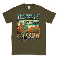Army Green honky tonk highway Classic Tee - AdoDesignShop